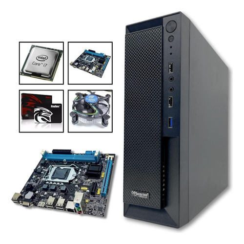 Computador Mini Pc Cpu Intel Core I7 16gb Ssd 1tb *promoção*