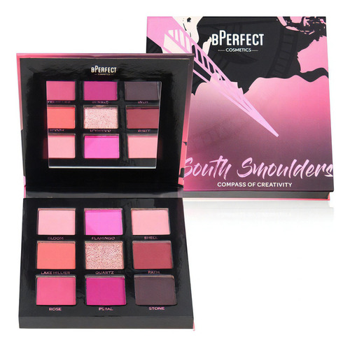 Paleta De 9 Sombras Para Ojos Compass Of Creativity South Smolders Bperfect