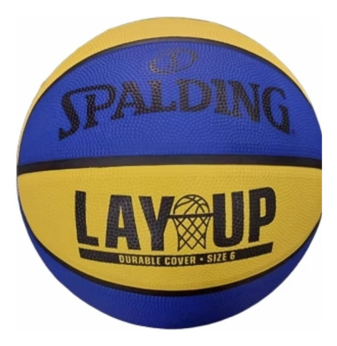 Pelota De Basquet Spalding Lay Up N°6 Femenino Basket Color Amarillo