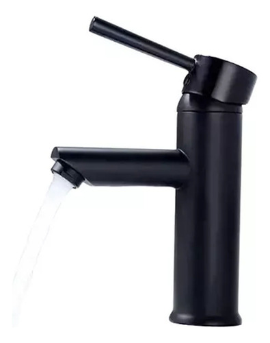  Llave Monomando Grifo Lavabo De Baño Negro Elegante 304-67