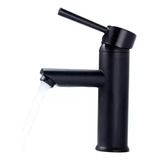  Llave Monomando Grifo Lavabo De Baño Negro Elegante 304-67