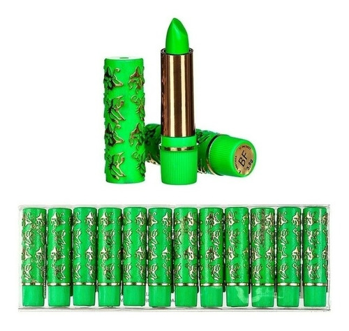 Bella Femme Bf10015 Batom Magico 24horas Verde Cartela 12 Un