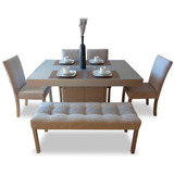 Comedor Minimalista Mod Cambridge 6 Sillas Moderno