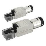 Conectores Rj45 Cat7 Vcelink 2-pack, Sin Herramientas,