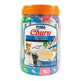 Churu Snack Gato Tarro Surtido 50 Tubos  / Catdogshop