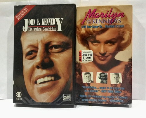 Kennedy Y Marilyn Y Los Kennedys 2 Vhs Nuevos Original