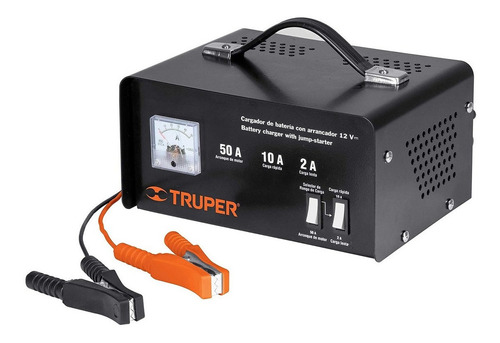 Truper Carba-50, Cargador De Baterías 12 V, 50 A, Amperímetr