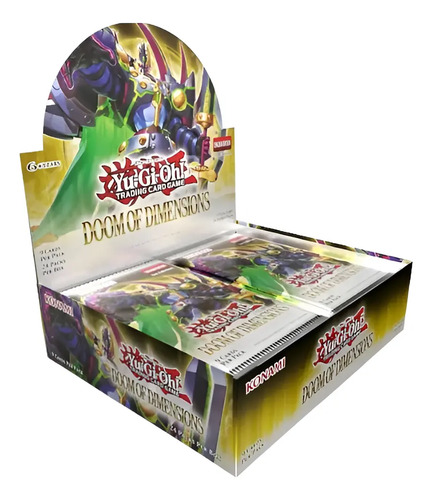 Yugioh Doom Of Dimensions Booster Box Ing/esp + Carta Promo