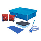 Kit Piscina 2000l + Aspirador Venturi + Capa + Boia + Forro