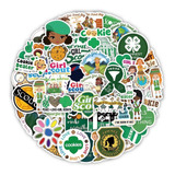 Girl Scout 50 Calcomanias Stickers De Pvc Contra Agua