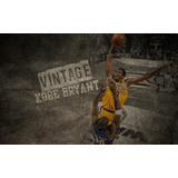 Adesivo Vintage Kobe Bryant  -  Arte Decorar - 30 Cm X 42 Cm