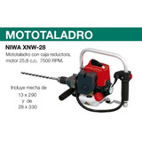 Taladro Naftero Niwa Tanw-28 + 2 Mechas ! Nuevo, Con Reversa