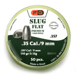 Chumbinho Fg Slug Flat & Cup 9mm #várias Medidas Mole/normal