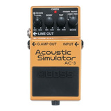 Pedal Boss Ac-3 Simulador De Guitarra Acústica