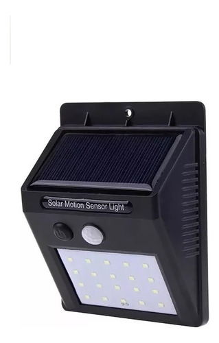 Foco 20 Led Solar Con Sensor Movimiento Exterior