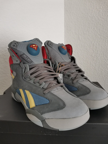 Tenis Reebok Shaq Super Man 26cm Uso Dc Comics 