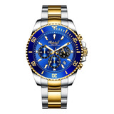 Reloj Wishdoit Impermeable E Inoxidable Para Hombre