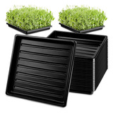 20 Pcs 10.6'' X 10.6'' Microgreens Growing Trays Plastic ...
