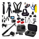 Kit Gopro Hero 8 Black Tripe 28c Bastão Maleta Película Case