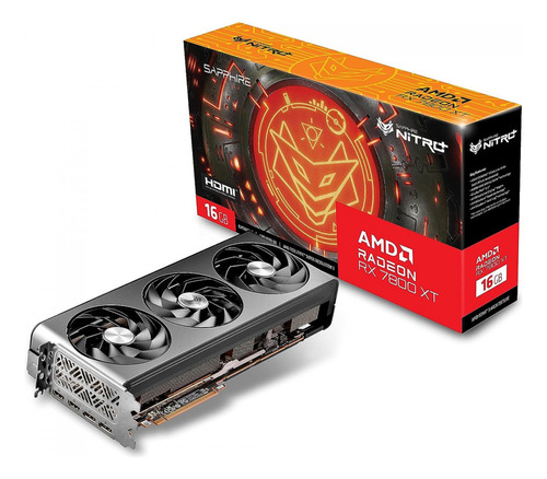 Tarjeta Gráfica Sapphire Nitro+ Amd Radeon Rx 7800 Xt 16 Gb