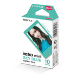 Papel Fotográfico Instax Mini Sky Blue 62x46mm Fujifilm 10un