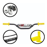 Manubrio Motocross Aluminio Xtz 125-250 Bross Triax 150-250 Tornado Xr250 Alto + Puños + Clamps Elevadores Mamamotos