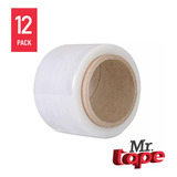 Mr Tape 12 Rollos De Emplaye Pelicula Estirable 3x60x1000