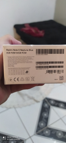 Redmi Note 8 Azul 64 Gb E 4 Ram