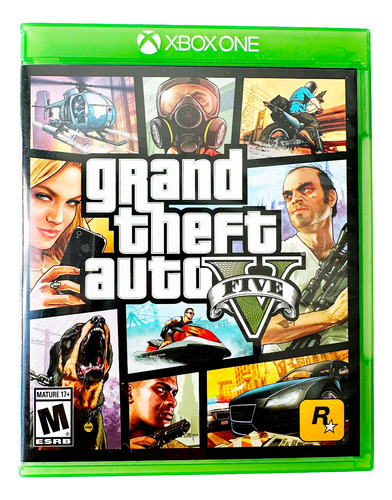 Jogo Gta Grand Theft Auto V Com Mapa - Xbox One