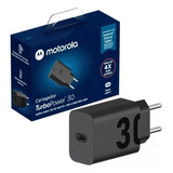 Fonte Carregador Motorola Turbo Usb-c 30w Anatel