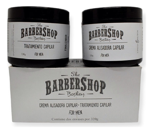 Kit Alisador Afro 5 Minutos Barbershop - - mL a $79