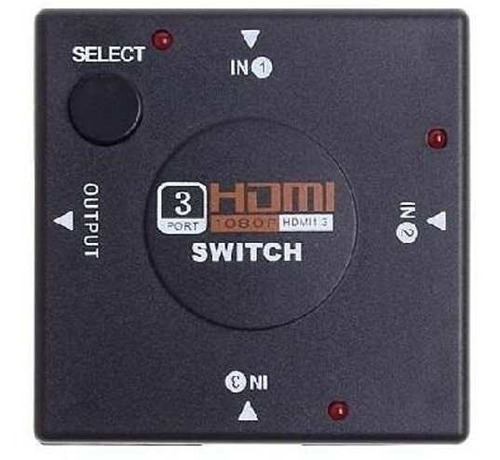 Adaptador Switch 3x1 Divisor 3 Portas Hdmi Para Tv Not Galax