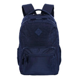 Mochila Costas College Crinkle Azul Escuro Sestini