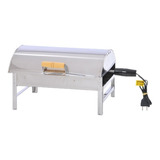 Churrasqueira Elétrica 1300w 127v Inox 430 Portátil A Bafo