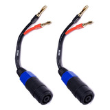 Cncess Cess-004 Cable Adaptador De Conector Banana A Altavoz