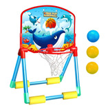 Cesta De Basquete De Piscina Flutuante De Plástico, Jogo De