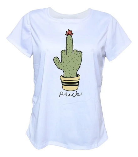 Blusa Playera Cactus Dedo Suculenta Moda Camiseta Mujer