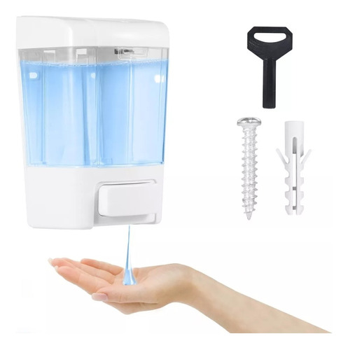 Dispensador De Jabón Líquido Antibacterial Rellenable 800ml