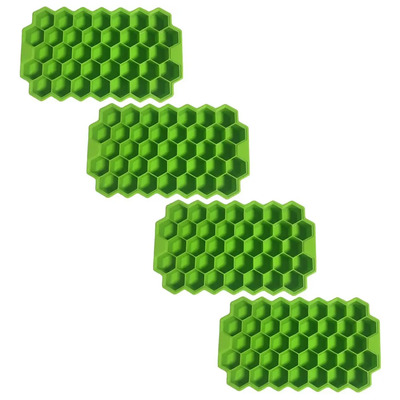 Recipiente Para Hacer Hielos, Mxmsq-004, 4pzas, Verde, Silic | Meses sin interés