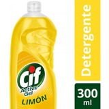 Pack X 3 Unid Lavavajilla  Limon 300 Ml Cif Deterg / Lavava