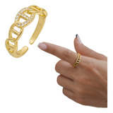 Anillo Ajustable Oro Laminado 18k