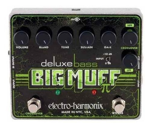 Pedal Distorsion Bajoelectro Harmonix Deluxe Bass Big Muff