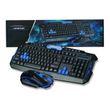 Kit Teclado Y Mouse Gamer Inalambrico Hk8100