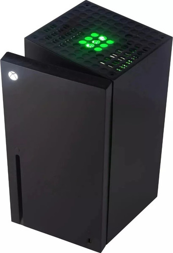 Xbox Series X Mini Refrigerador 8 Latas Capacidad Con Luz Color Negro