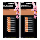 Pilha Duracell Alcalina Aaa 16un - Kit  2 Und