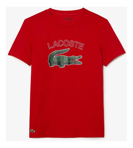 Playera Lacoste Red Th9299 Para Hombre