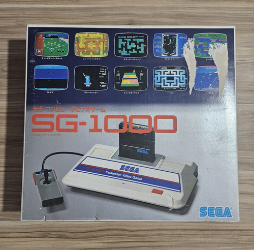 Sega Sg 1000 Completo Na Caixa Excelente Estado Funcionando 