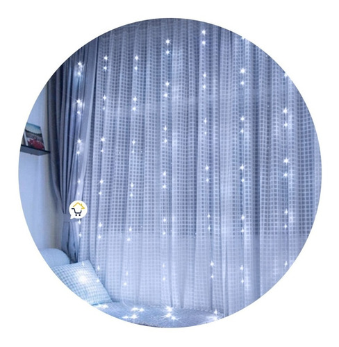 Luz Cascada 6x2 Mts 480 Led Luces Navidad Blanco 6x2-480l