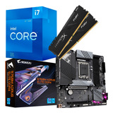 Kit  Intel 12ª Geração I7 12700  + B760m Aorus Elite + 16gb