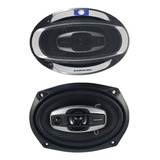 Audiobahn Par Bocinas 6x9 3 Vías 1000 W Fibra Carbon As694e